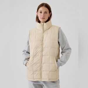 Recycled Lightweight Quilted Puff Vest size Large TALL (big and tall)